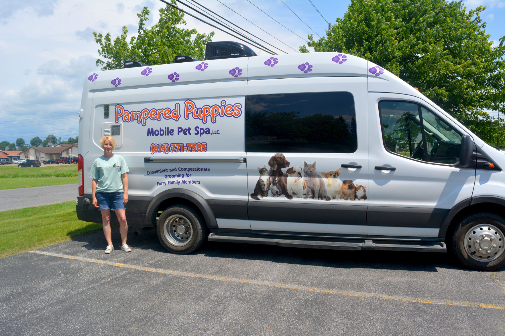 Pampered pups discount mobile pet grooming