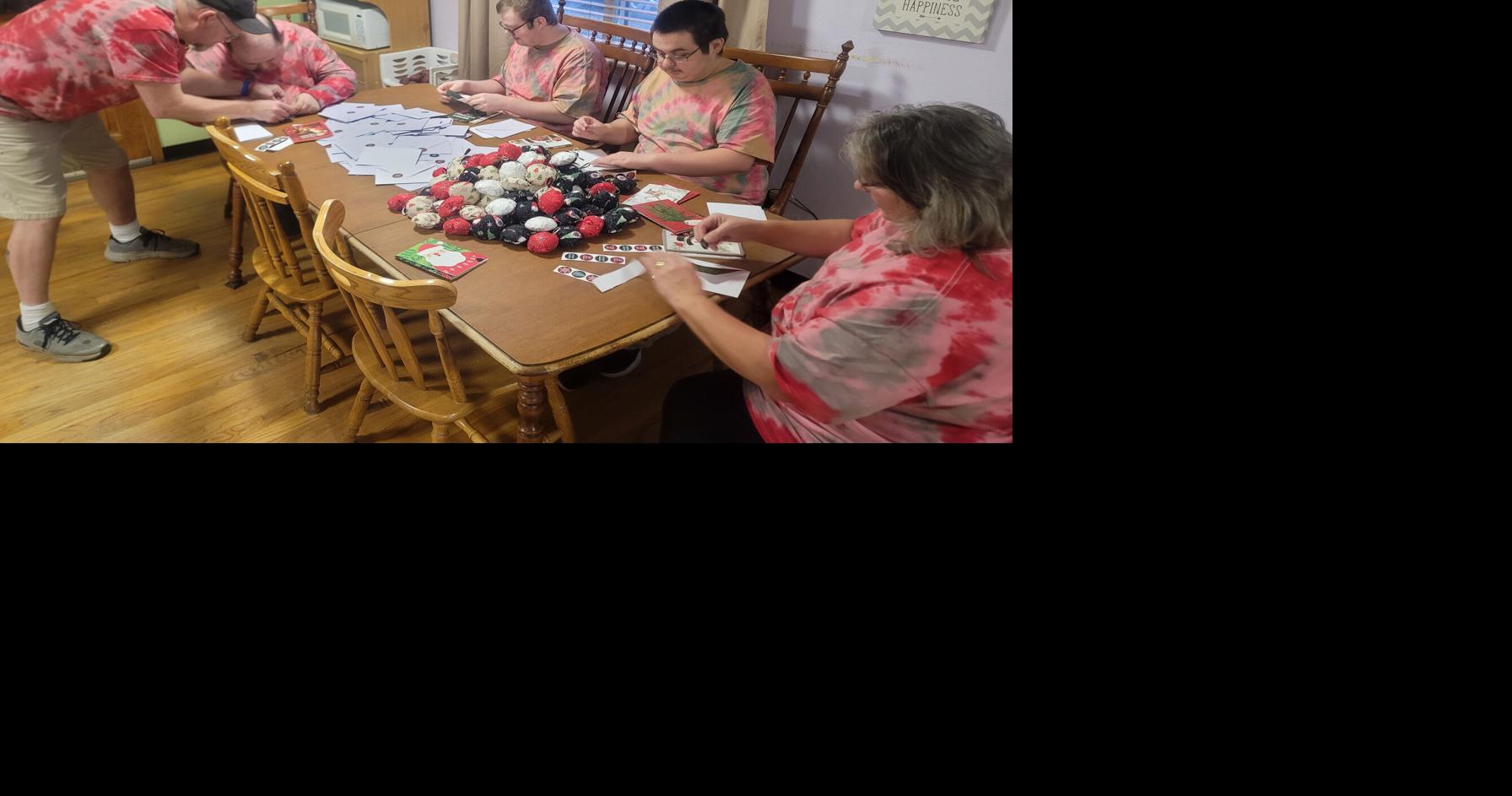 Fayette Resources individuals donate handmade ornaments, cards to VA