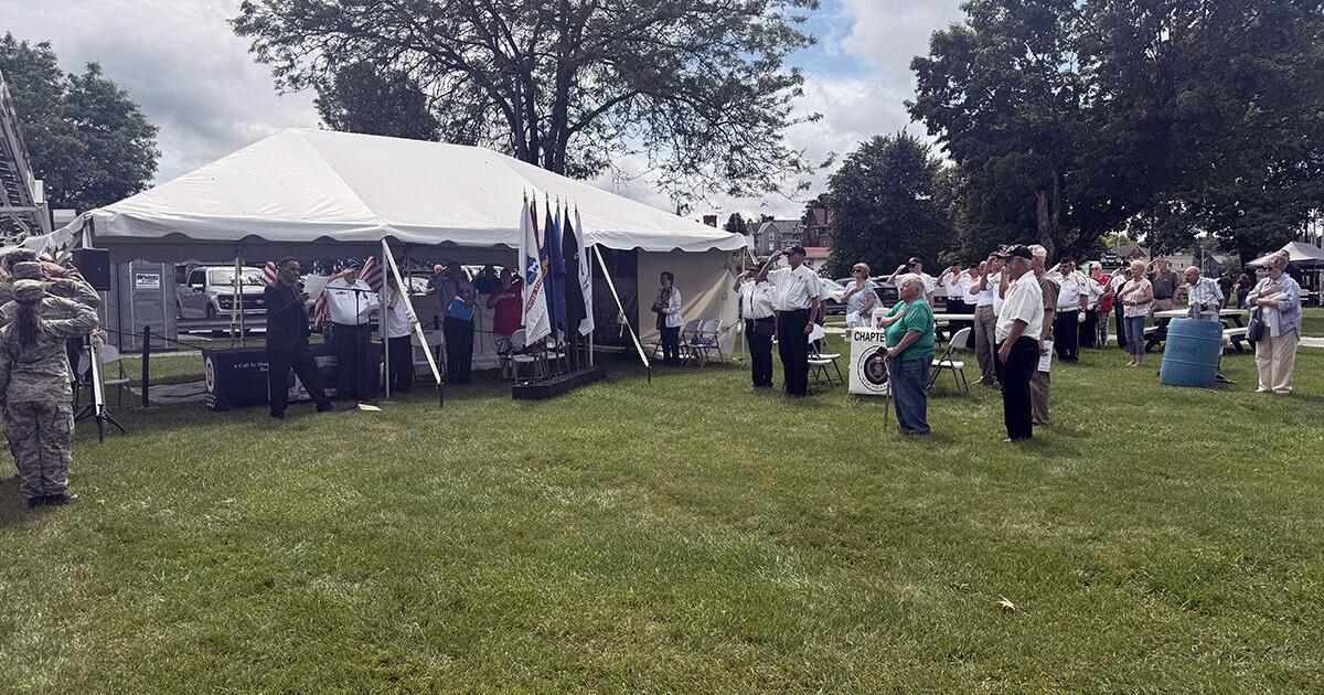 Traveling Tomb of the Unknown Solider replica honored during DuBois Community Days ceremony