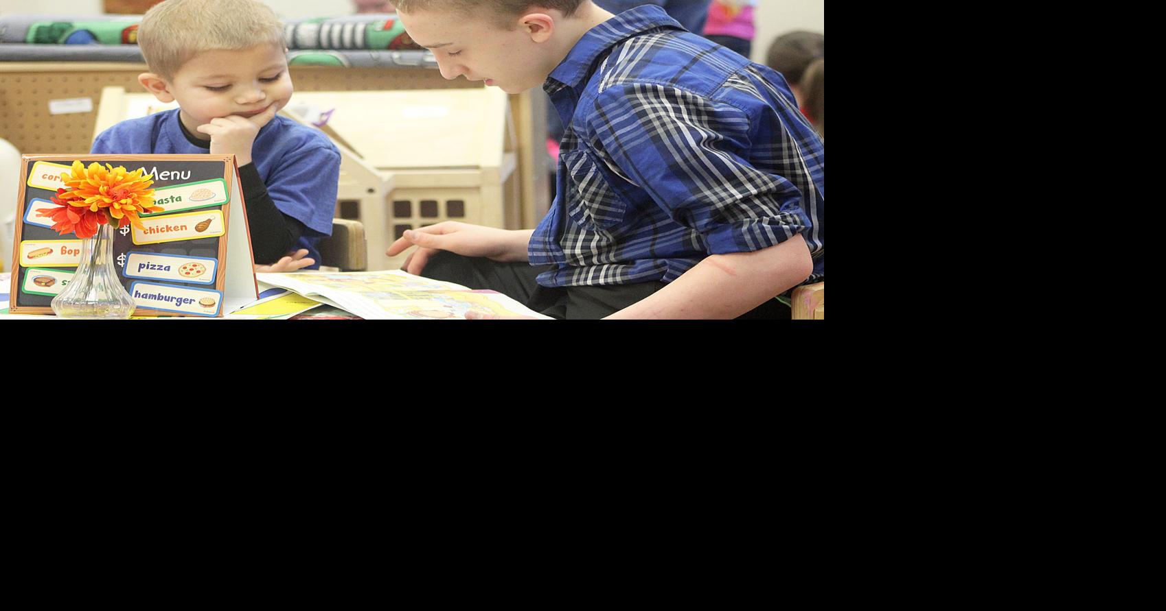 DuBois Middle School students share love of reading with preschoolers