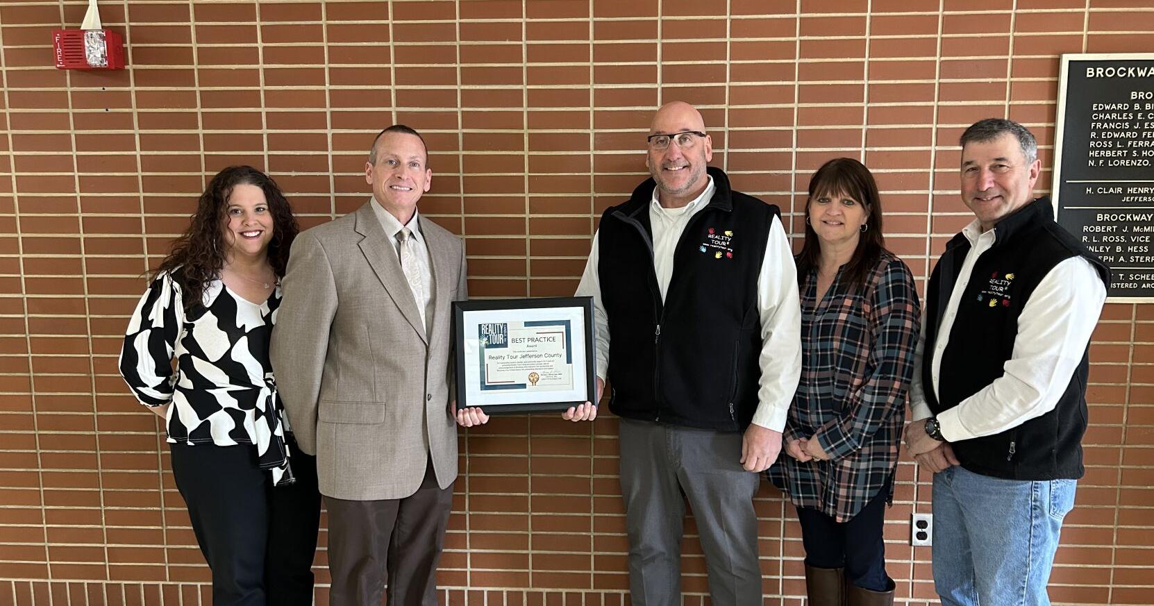 Brockway Kaimanns, school district honored for Reality Tour - Vimarsana News