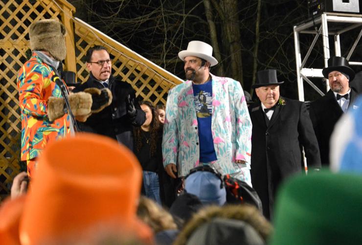 Gov. Josh Shapiro at Groundhog Day