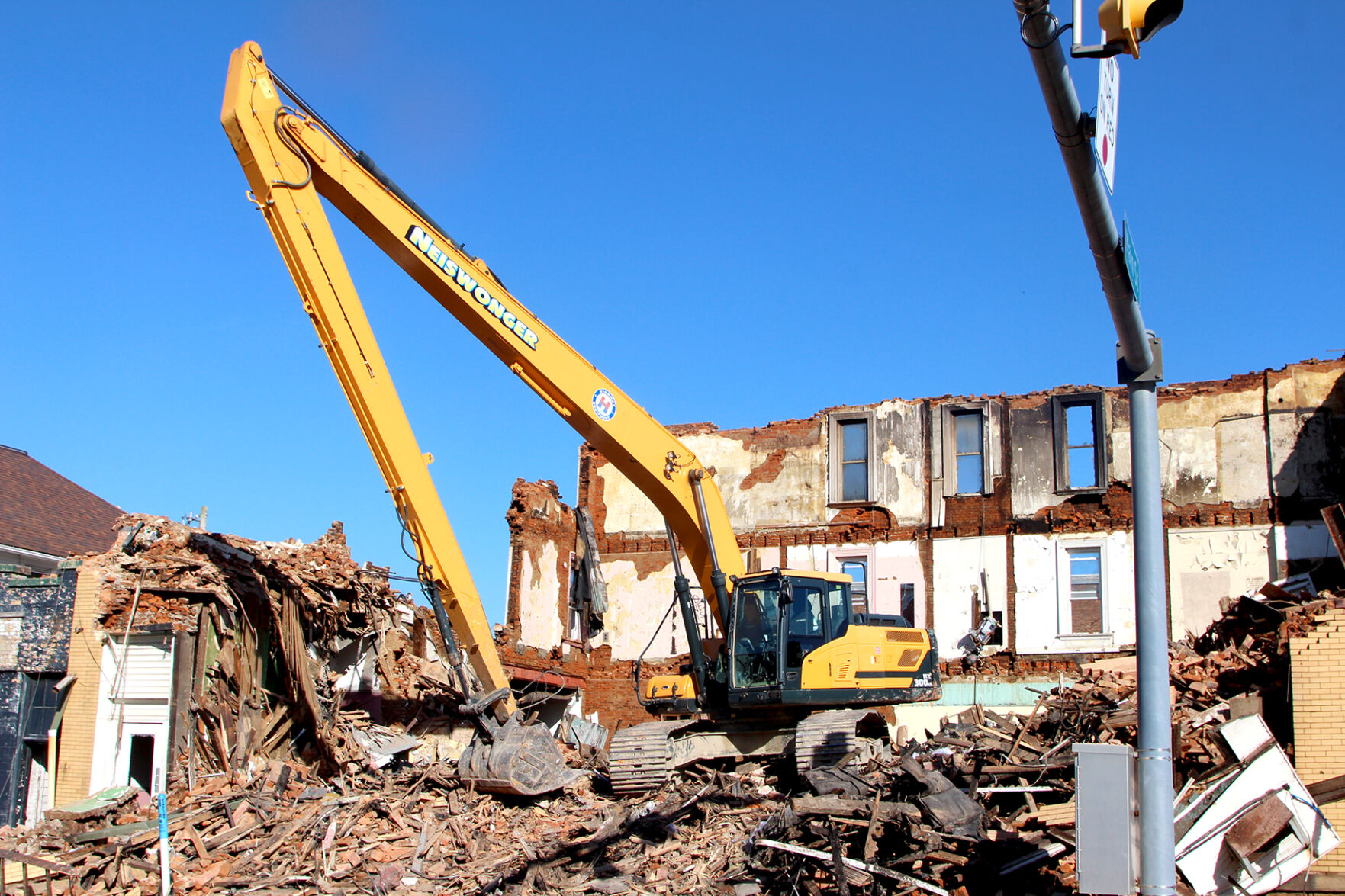 Landmark Clarion building destroyed in Easter fire News