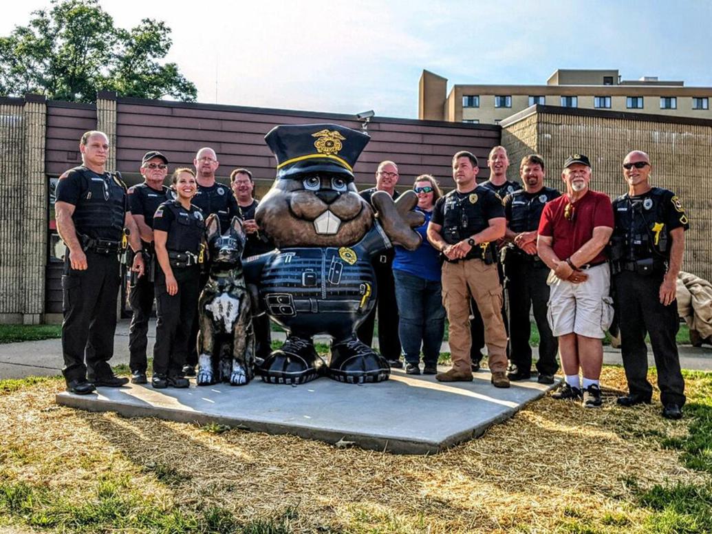 Officer Phil unveiled in front of Punxsutawney police department News