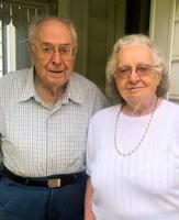 David and Nellie Beer celebrating their 78th wedding anniversary
