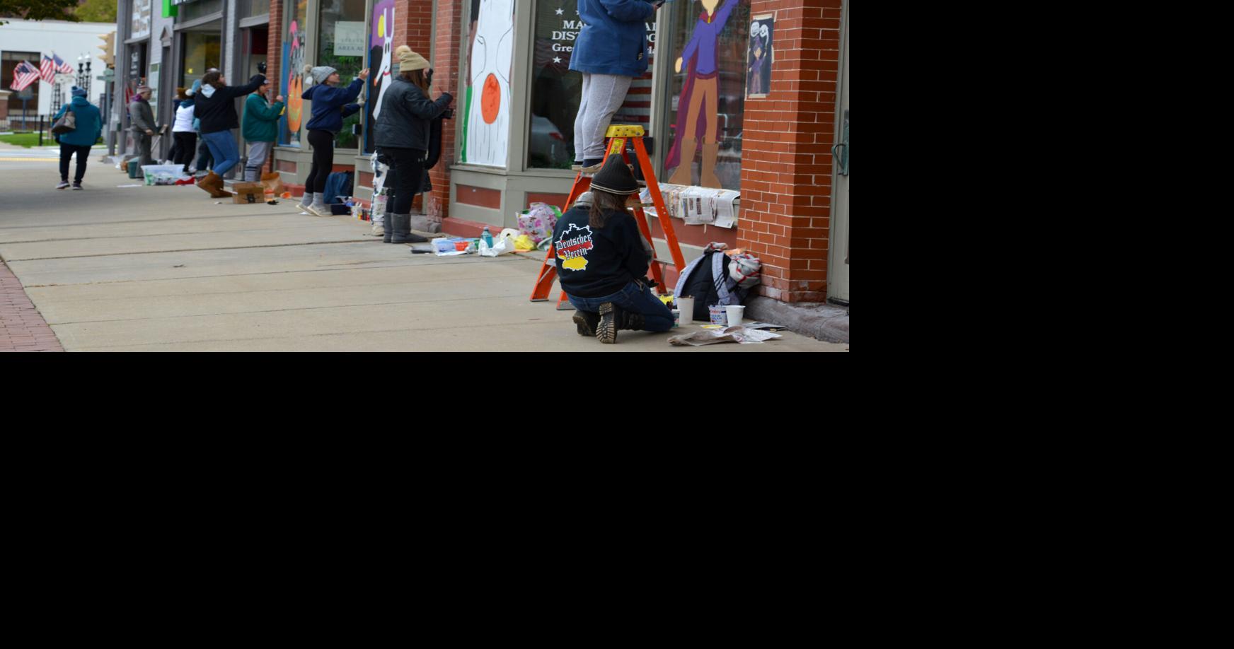 Students ready town for Halloween with artwork | News ...