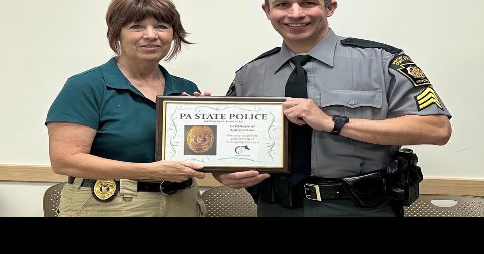 Kittanning State Police Recognized News