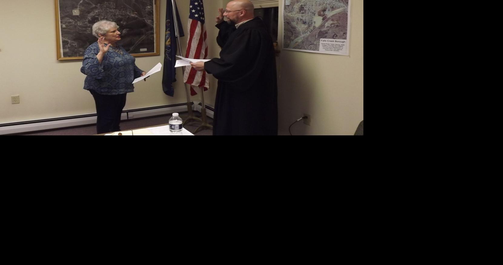 Newly sworn in Falls Creek Borough tax collector Lifestyle