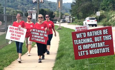L-V VIDEO: Redbank Teachers Strike