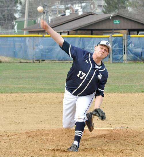 Aaron Park pitching vs. DCC