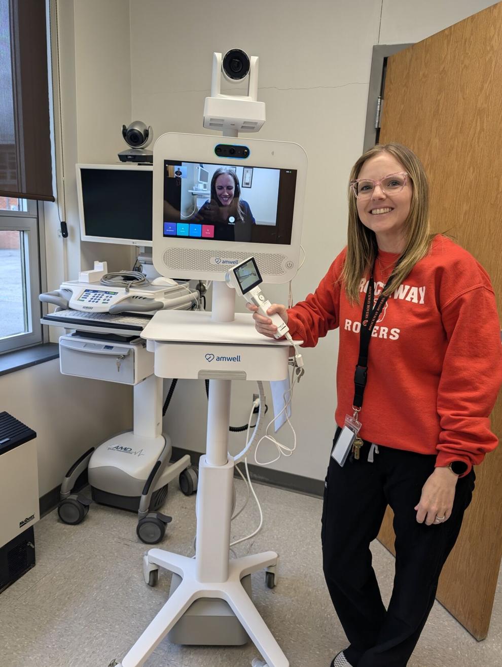 School telehealth system connects Brockway students, parents with