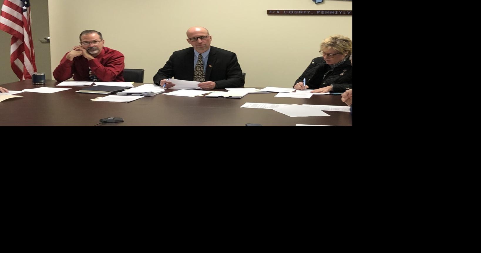 Elk County Commissioners set row salaries for 2024-2027 | News ...