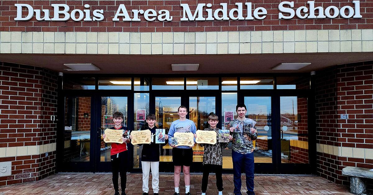 DuBois Area Middle School Big Buck Contest Lifestyle