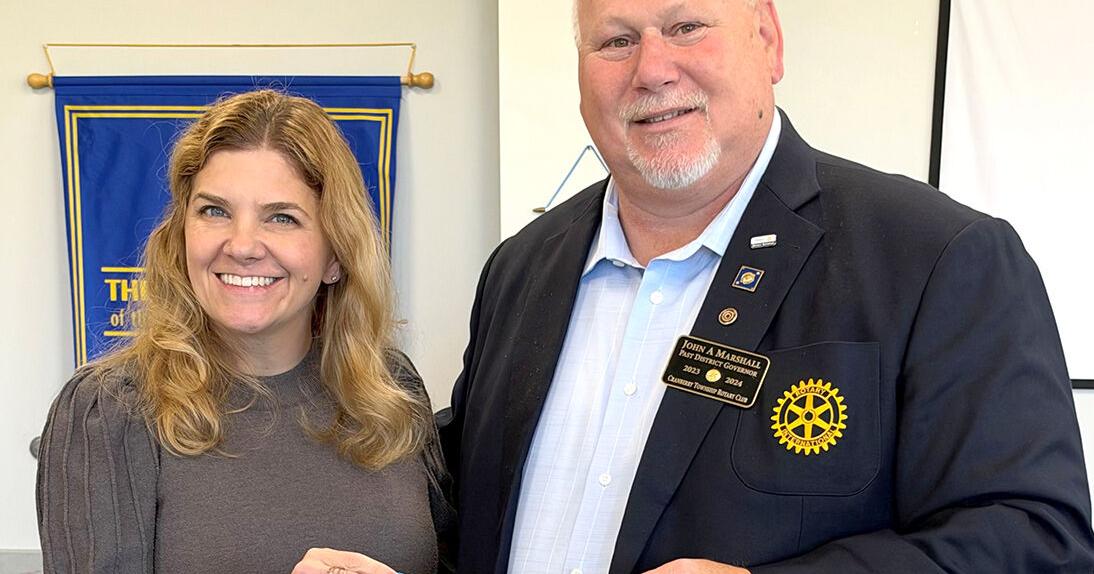 Rotary Flag Presented