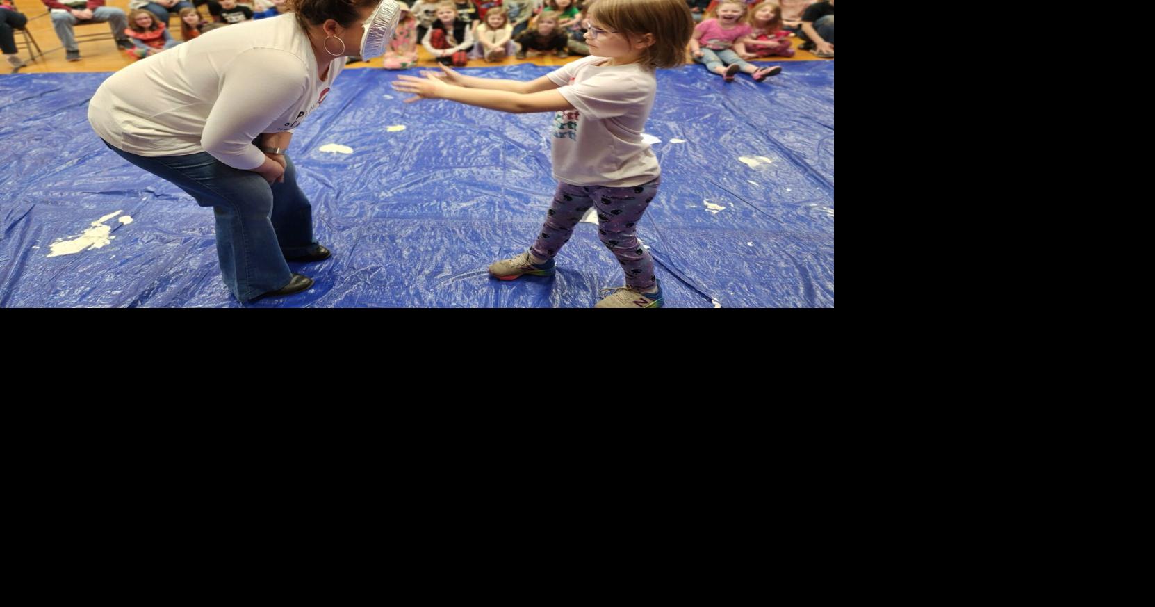 Brockway Elementary students pie teachers as reading reward News