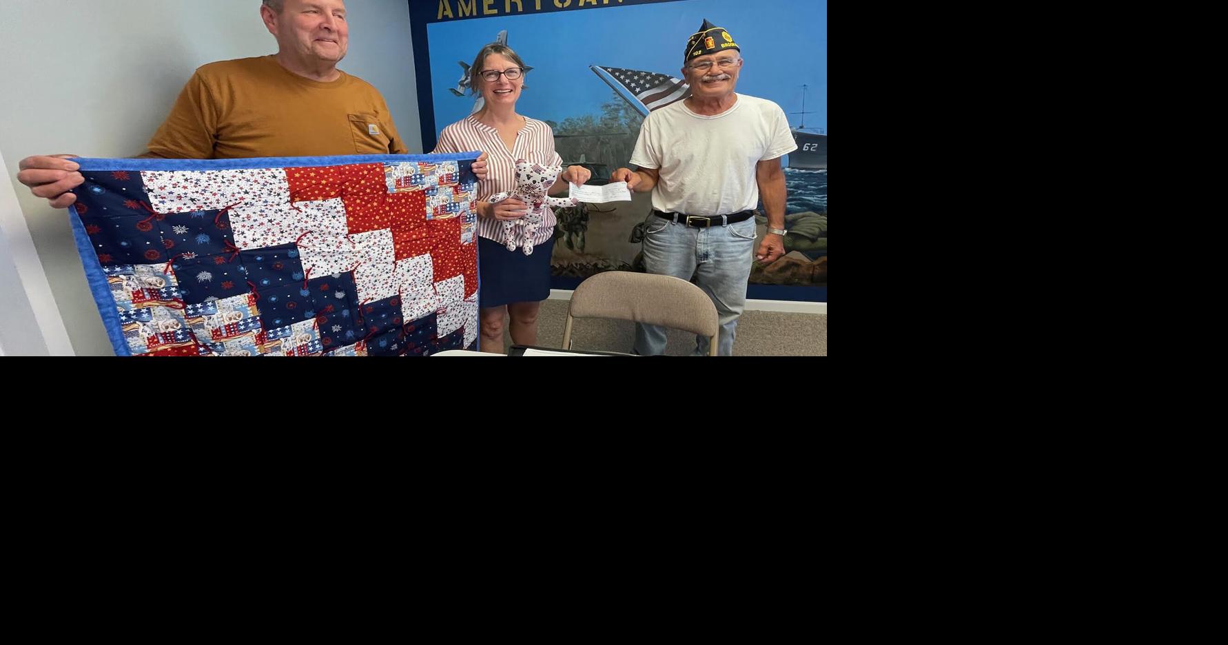 Brookville group creates blankets, teddy bears for veterans