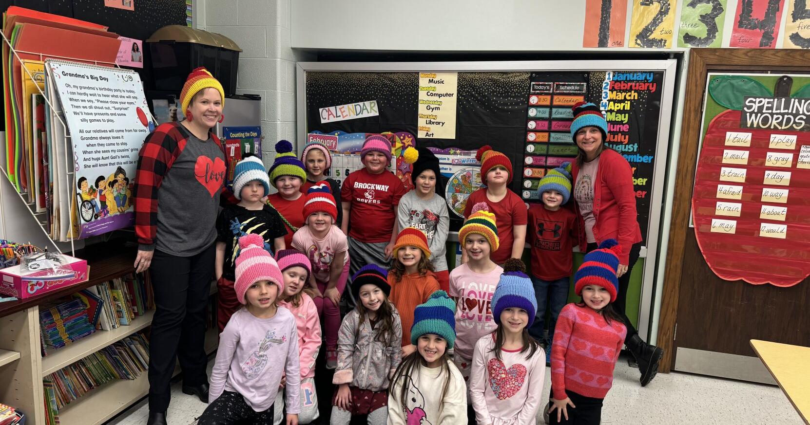 First graders get Valentine's Day surprise in Brockway - Vimarsana News