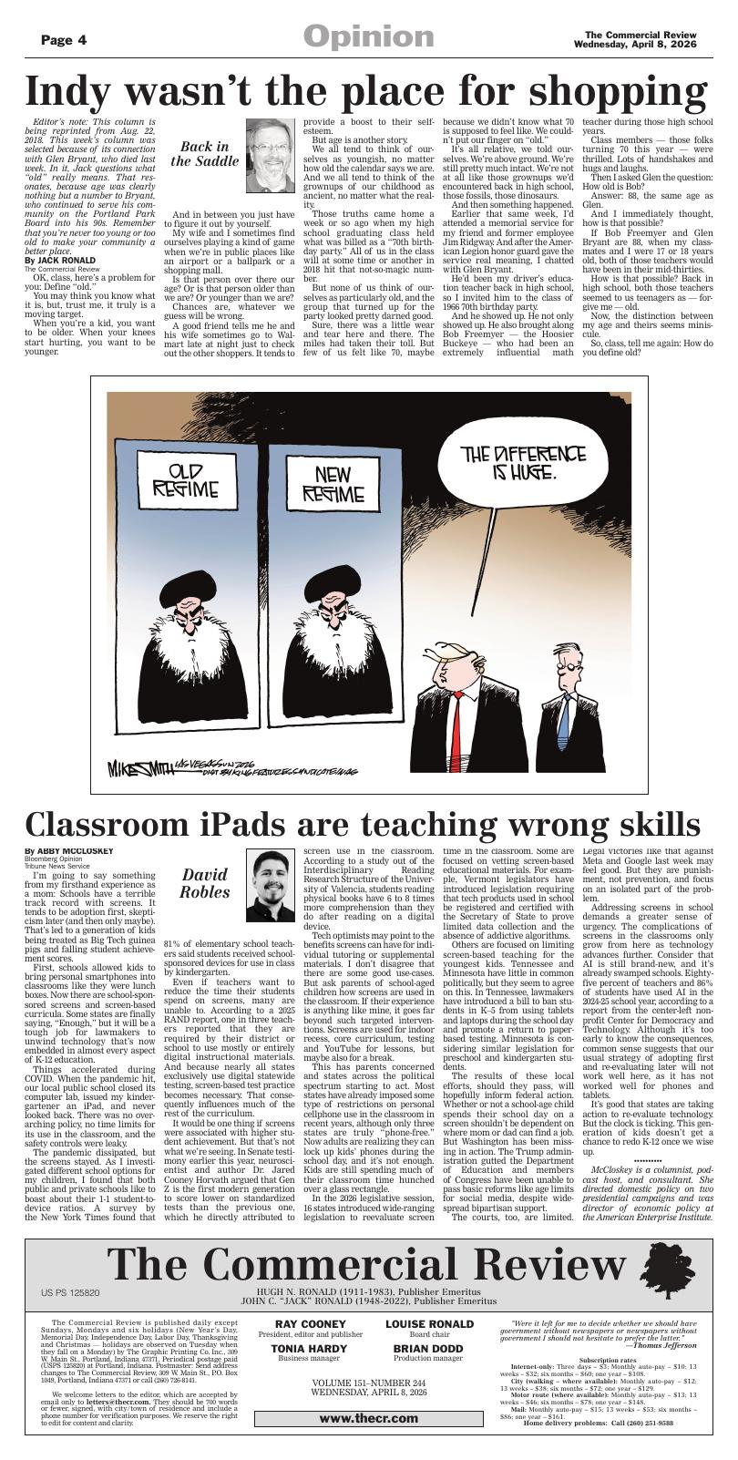 Page 4-8-2026 CR PAGE 4 | e-Edition | thecr.com