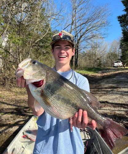 OVERTIME OUTDOORS: Surprise! Ark. teen reels in 12.4-pound bass