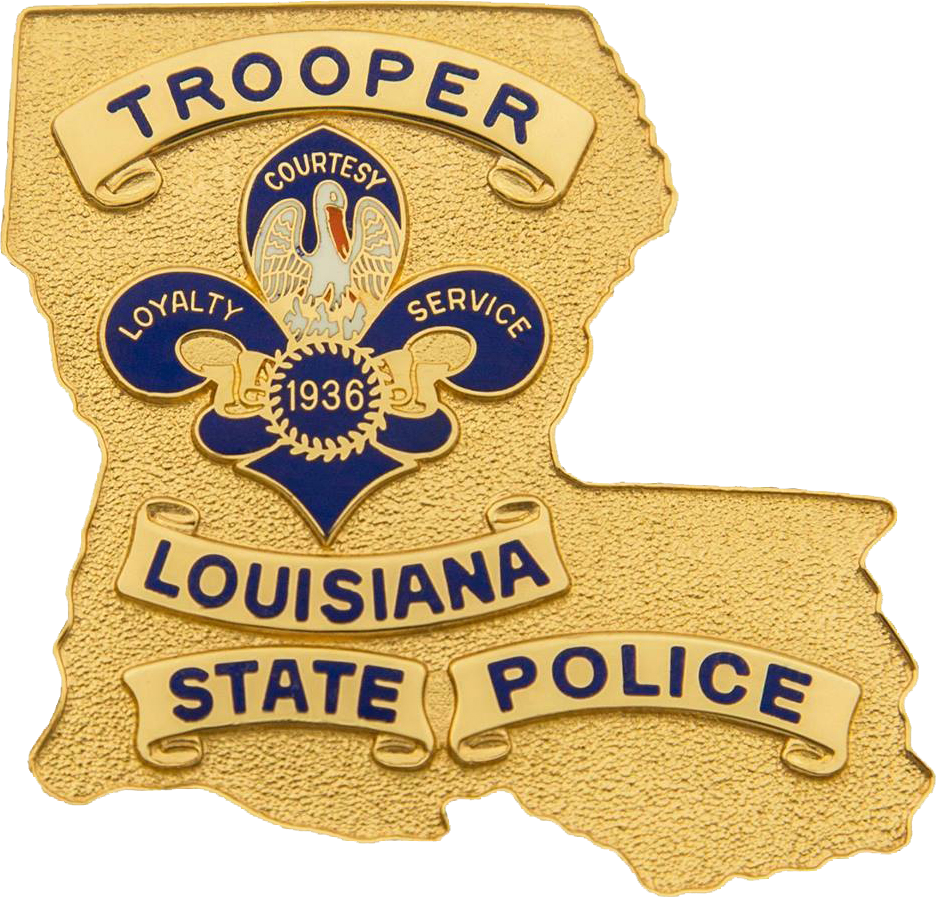 TROOPER LOUISIANA STATE POLICE BADGE - POLICE BADGE EU