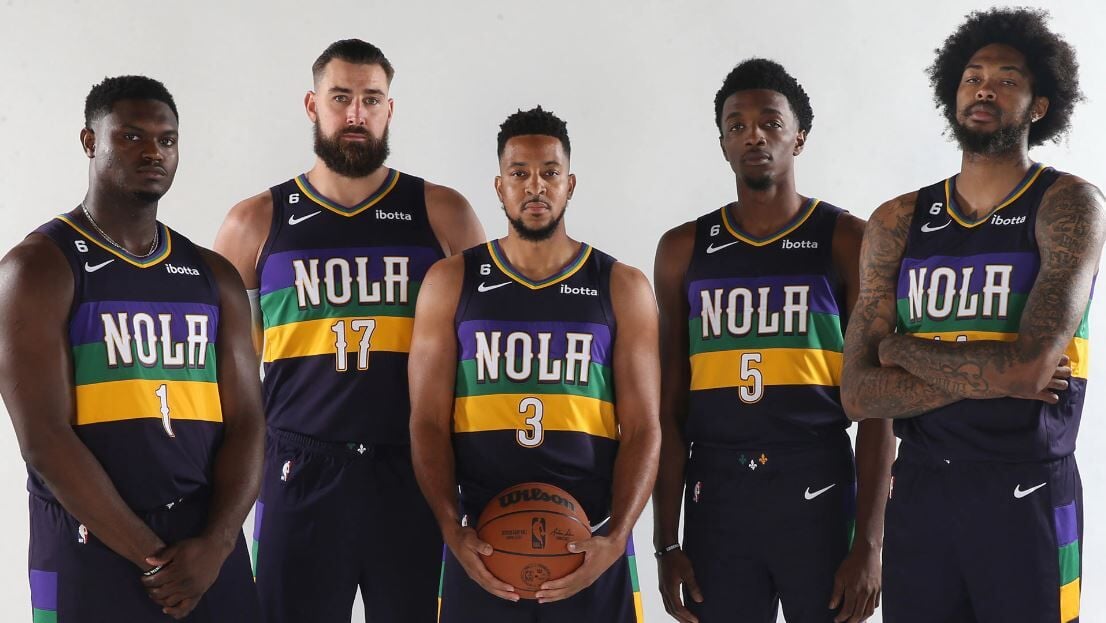 Bold changes, sort of: Pelicans unveil new uniforms for next season, Pelicans