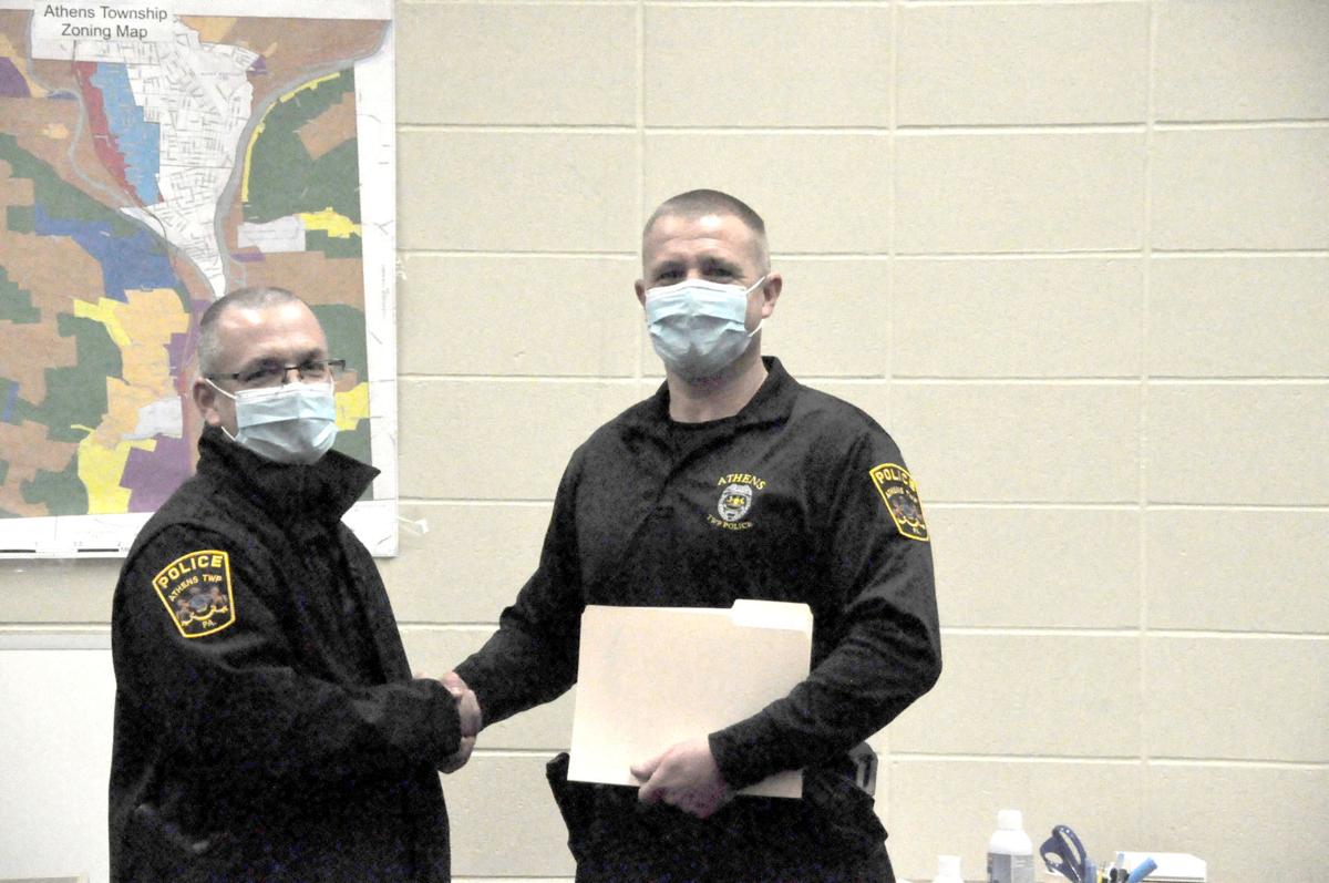 Athens Township police officers promoted Local/Regional