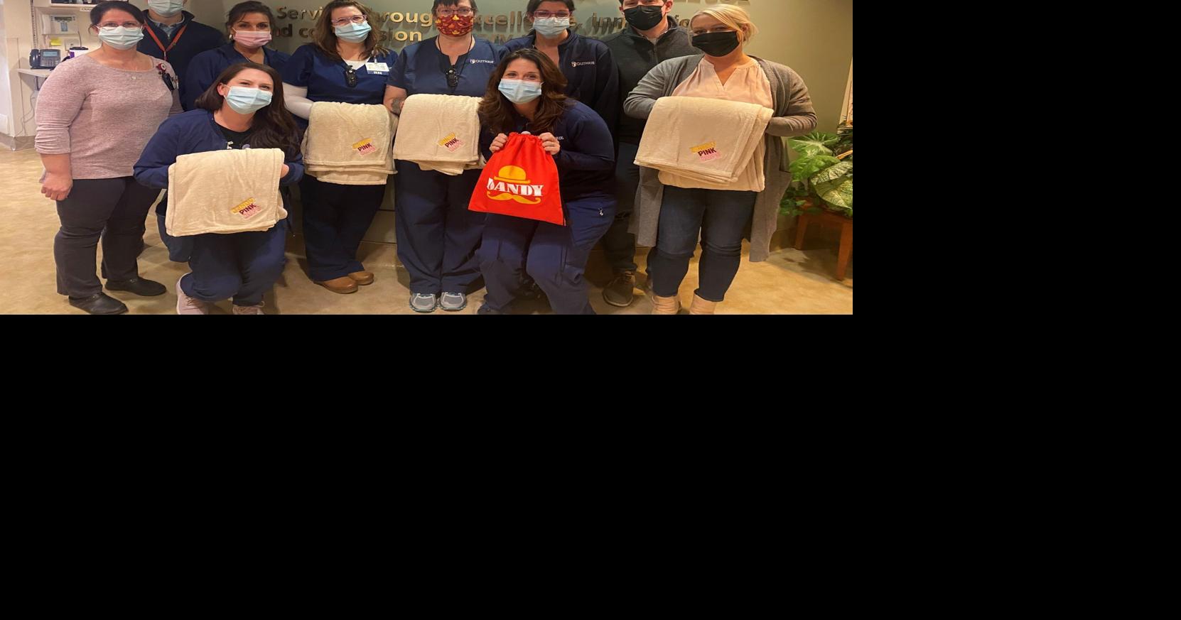 Dandy donates blankets to Guthrie cancer center | Local/Regional ...