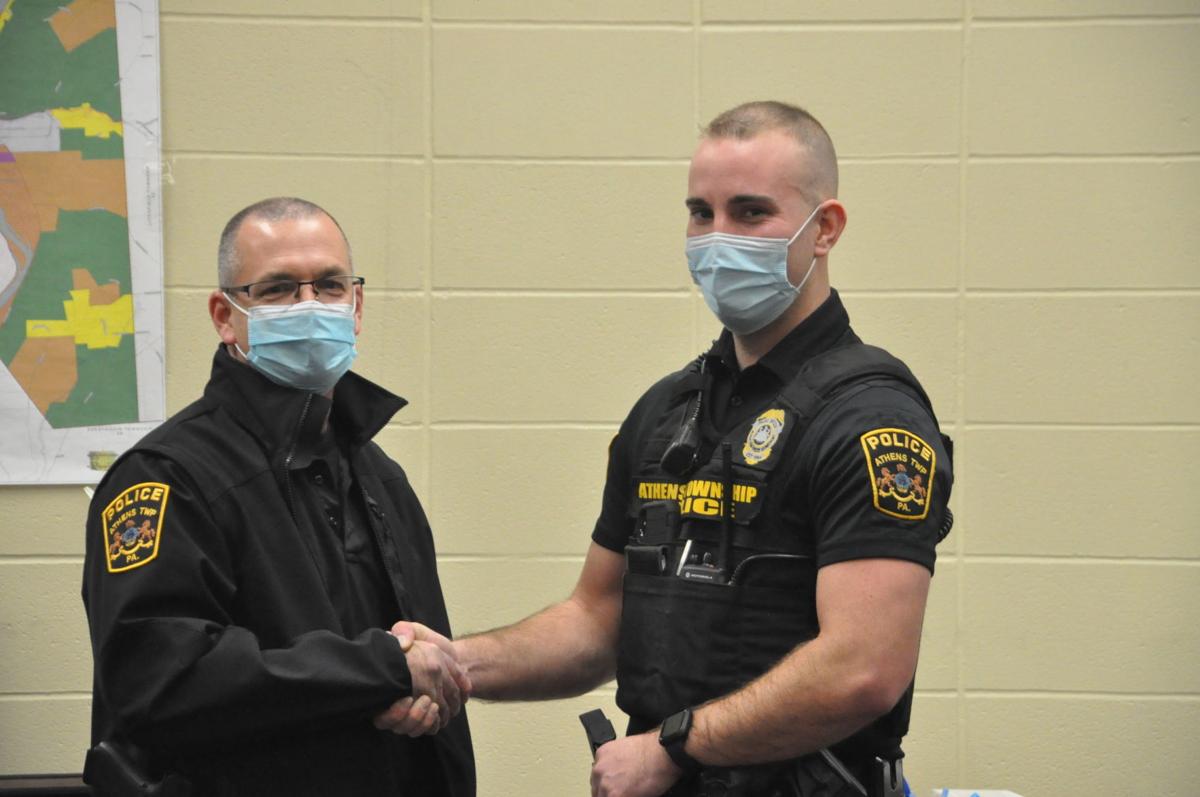 Athens Township police officers promoted Local/Regional
