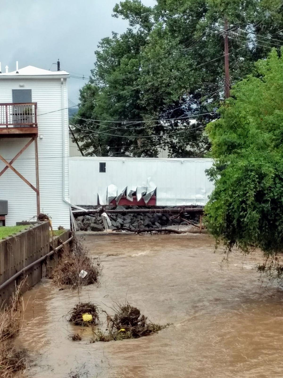 Web Exclusive In Troy Creeks Become Raging Rivers Local Regional Thedailyreview Com