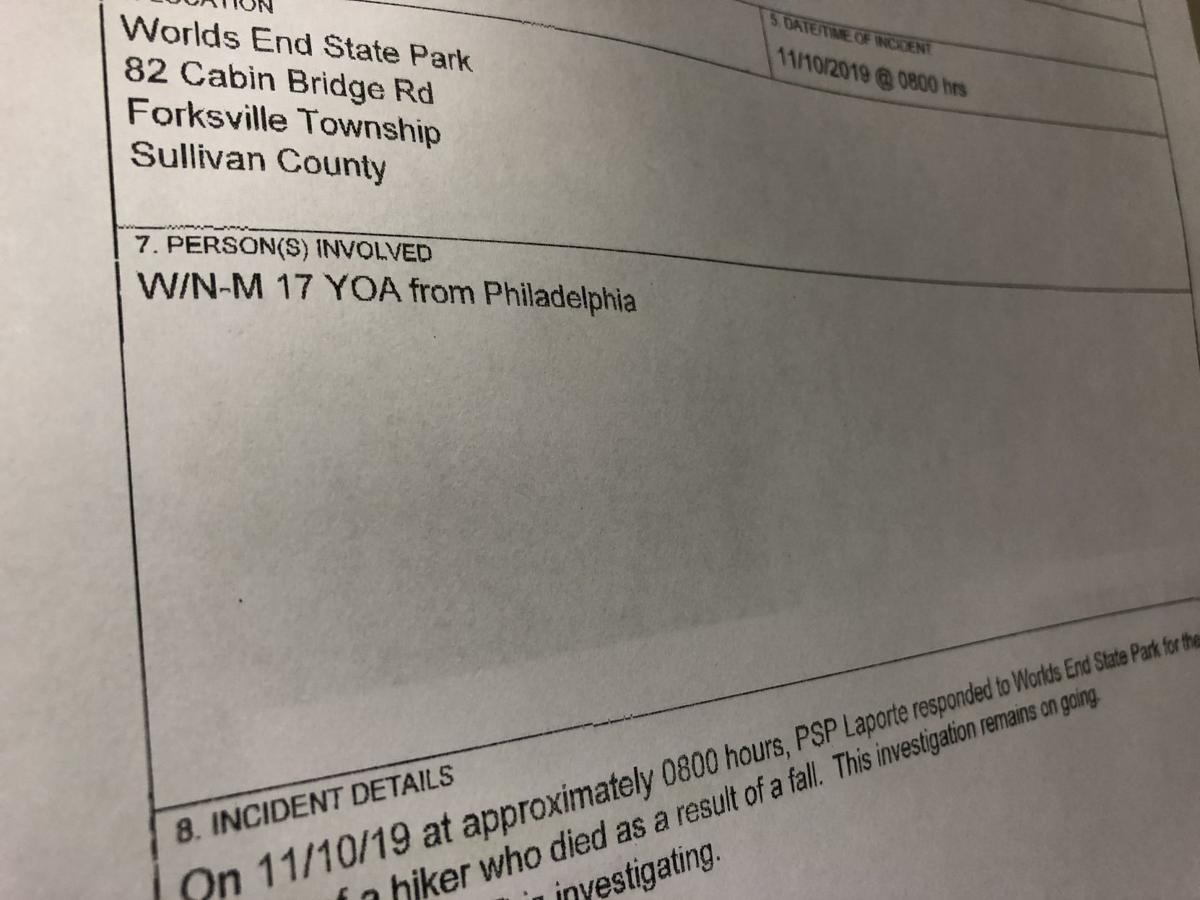 Police Teen Dead After Fall At World S End State Park Local