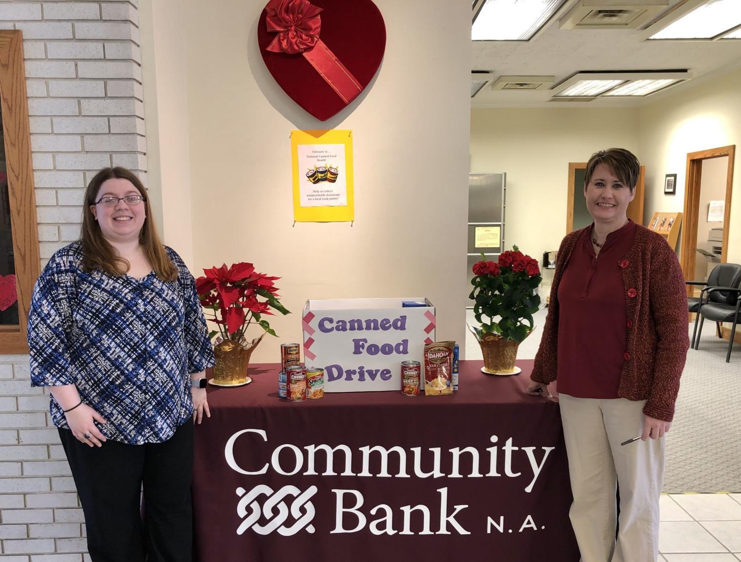 Community Bank N.A. ready for February canned food drive Business