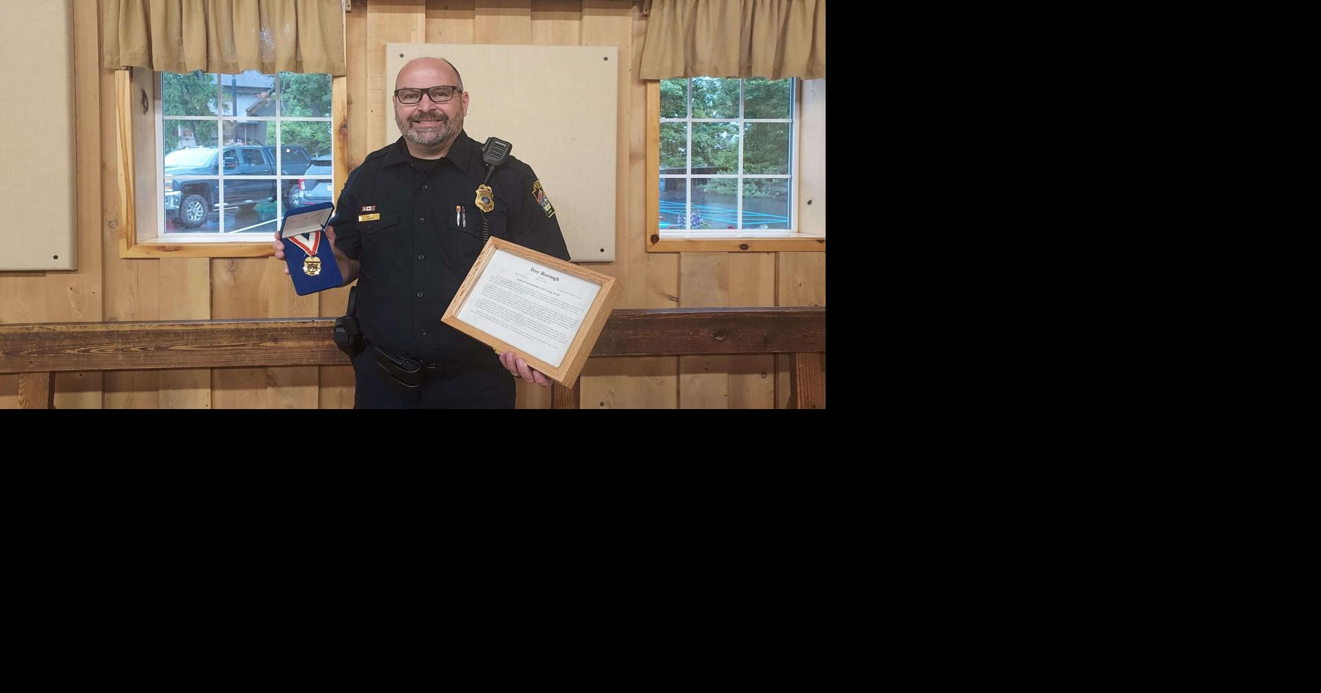 Troy PD Chief Wibert receives award after saving man’s life