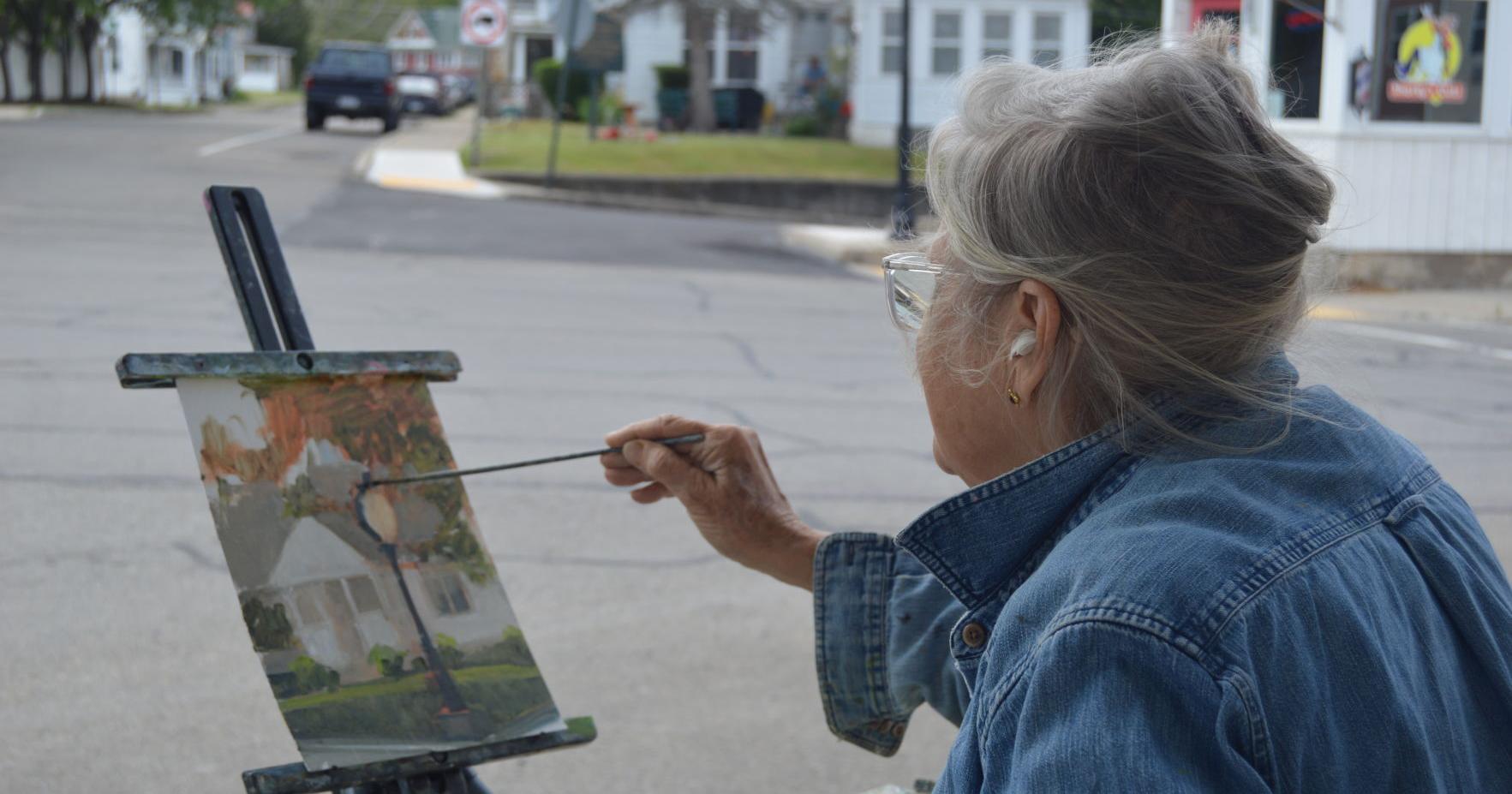 Artists paint downtown Wyalusing - Vimarsana News
