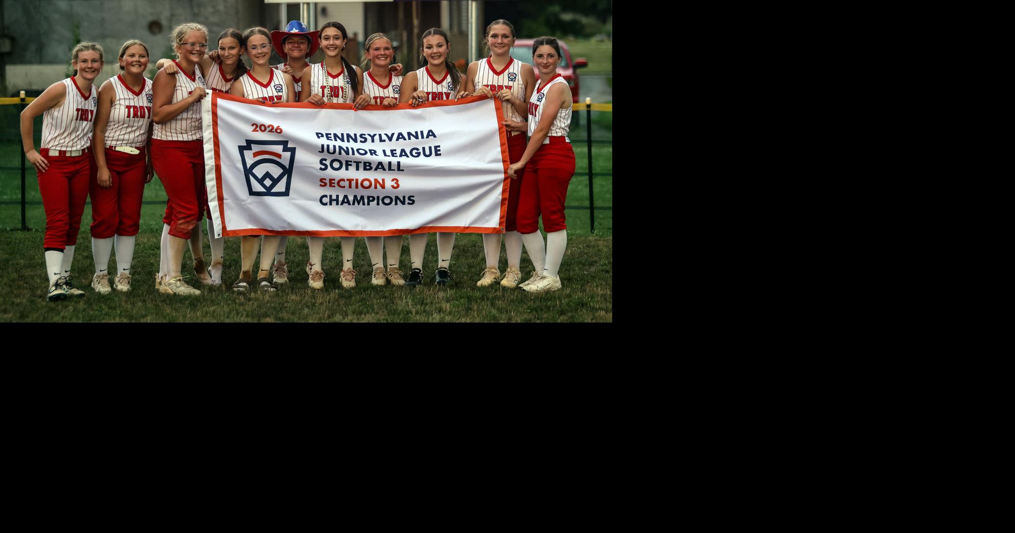 Troy Junior Softball Section Champs 2026