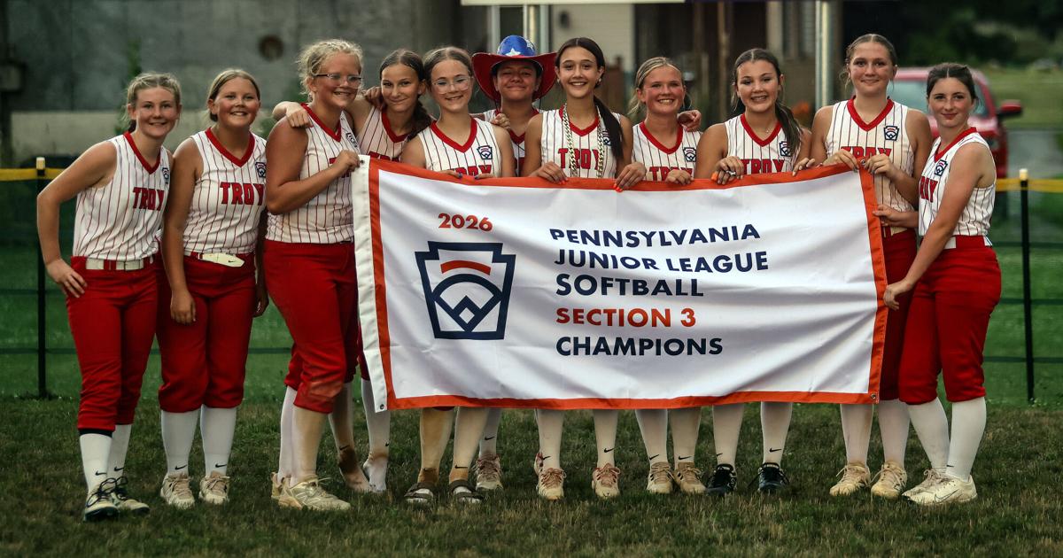 Troy Junior Softball Section Champs 2026