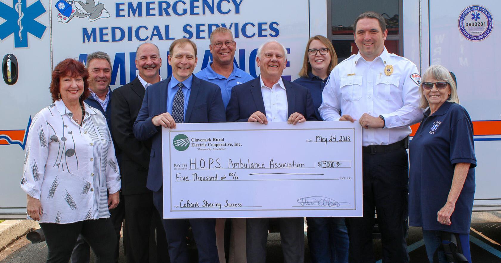 Claverack Rural Electric Cooperative gives back to EMS organizations - Vimarsana News