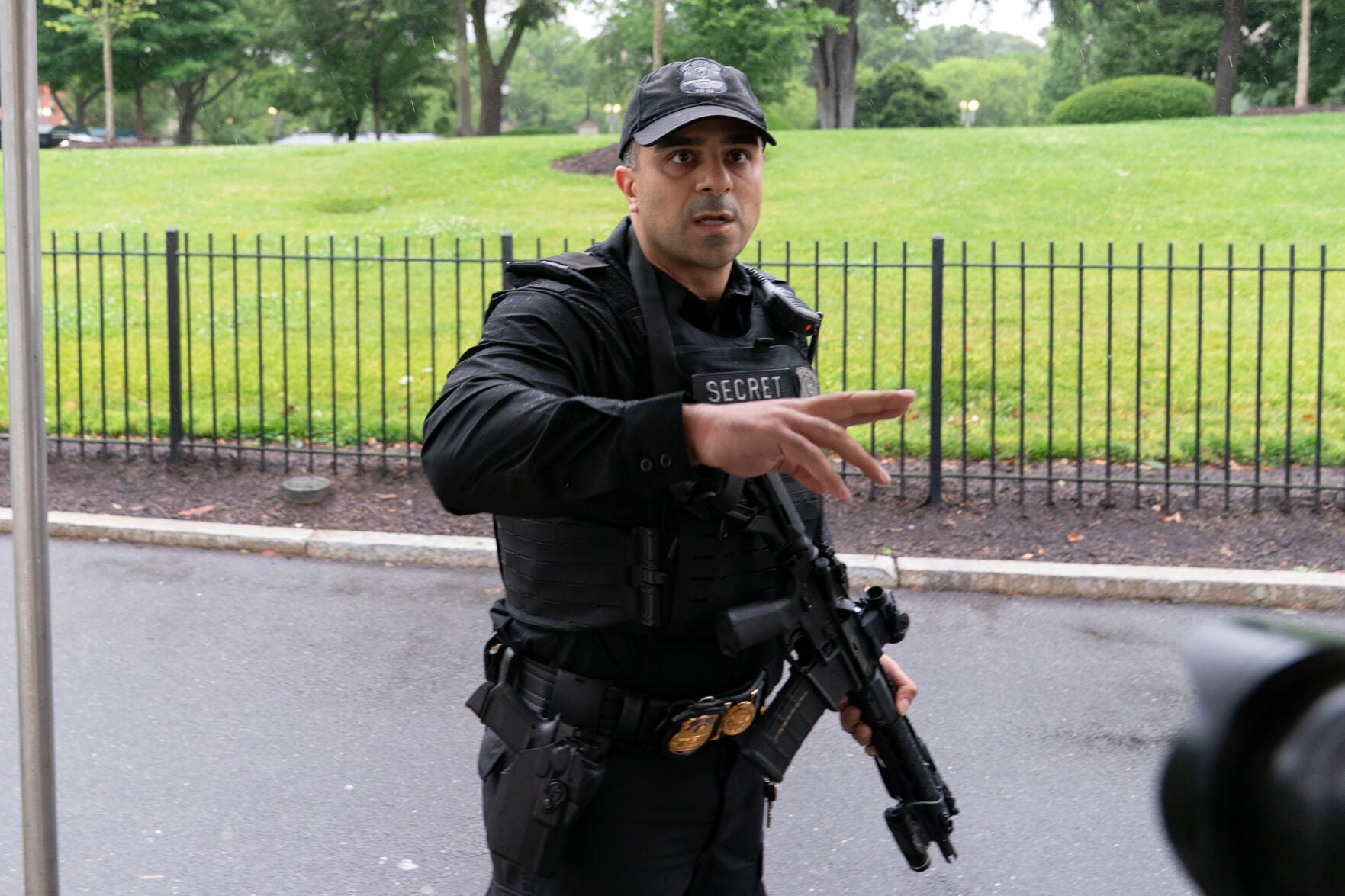 個人装備 WHITE HOUSE SECTET SERVICE POLICE United States Secret Service Police Officers responding to an