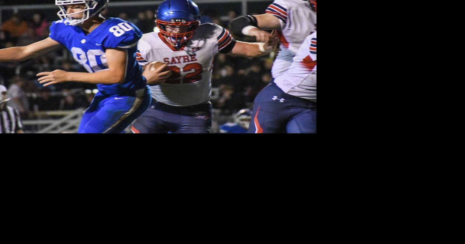 Football: Sayre scores late to down NPM, earns first win since 2024
