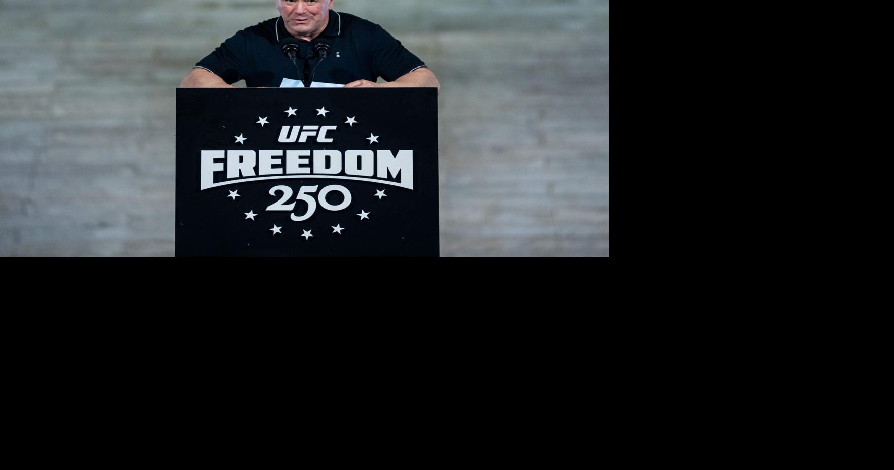 Time to rage in the cage at the White House. UFC the main event at Trump's 80th birthday bash
