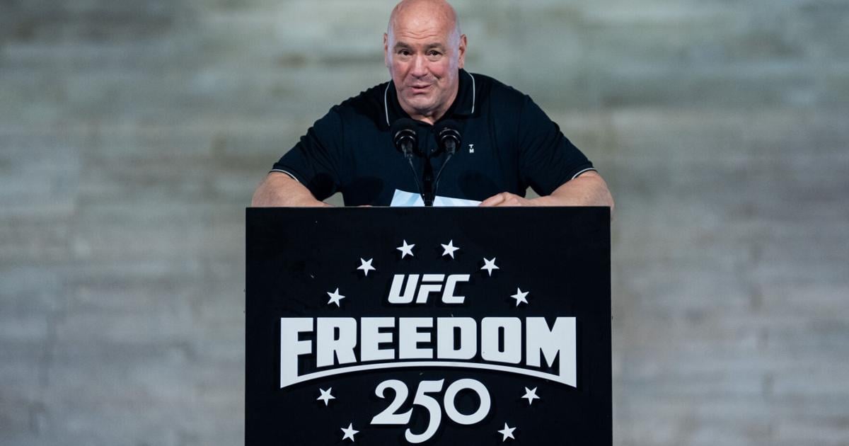 Time to rage in the cage at the White House. UFC the main event at Trump's 80th birthday bash