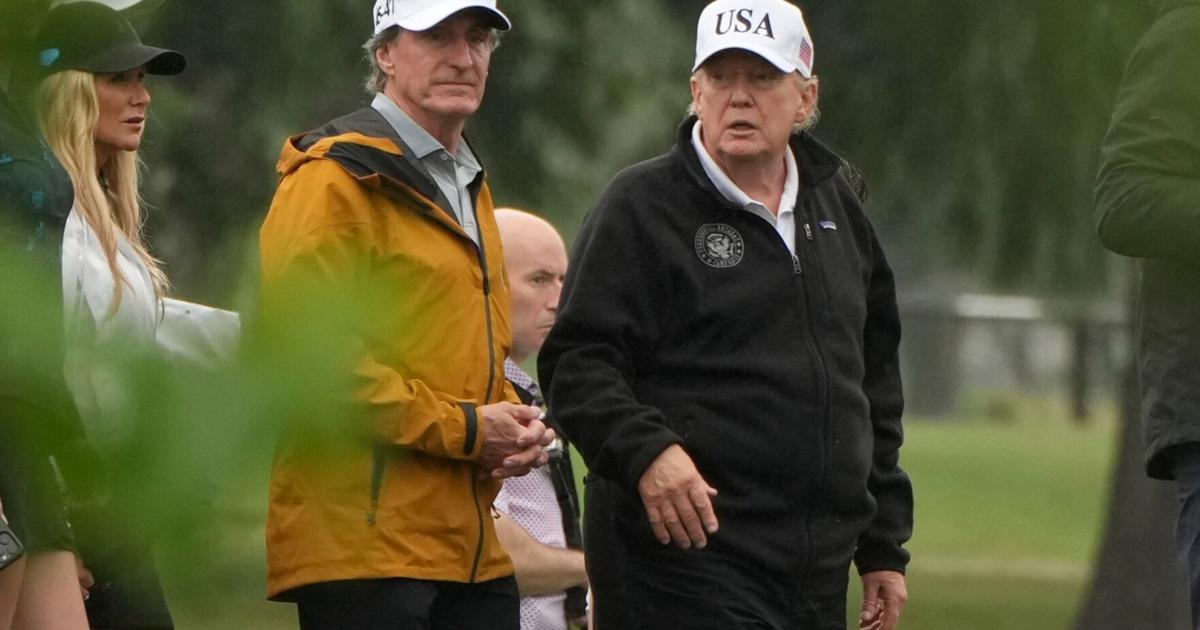 Trump says his renovation plans for a golf course will have Washington hosting a 'major' tournament