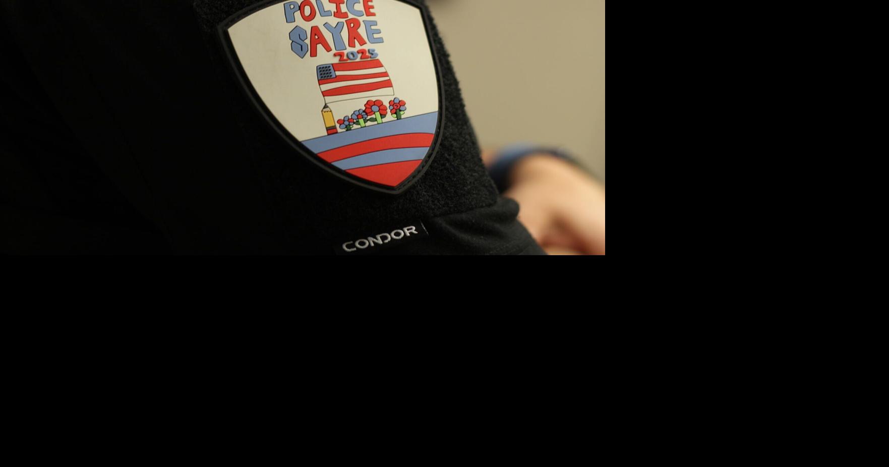 Sayre school resource officer dons student-designed patch to connect ...