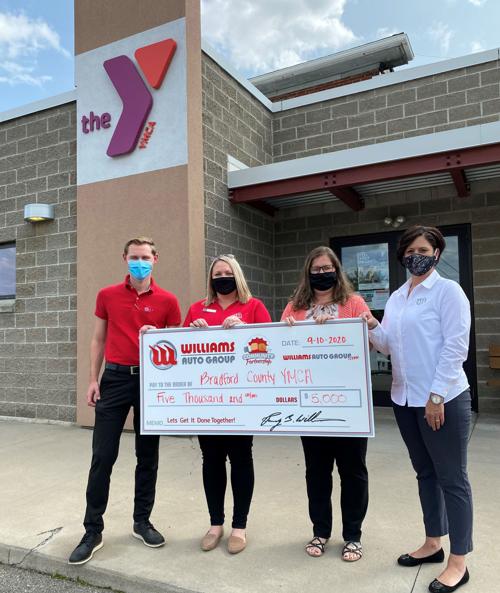 Williams Toyota donation to the Bradford County YMCA