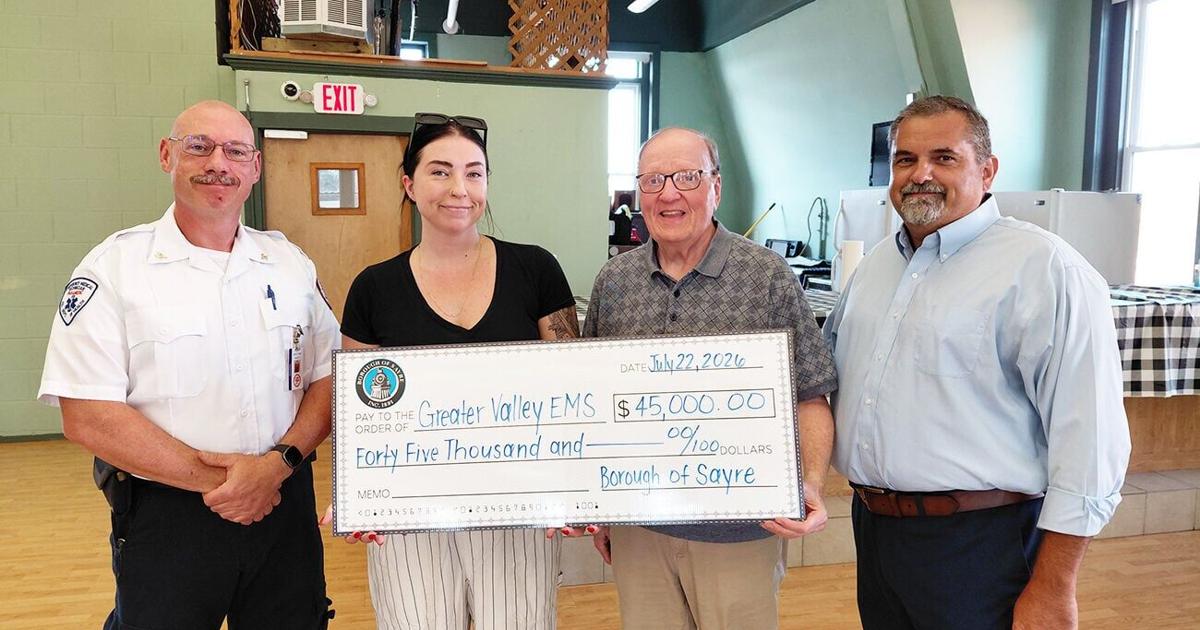 Sayre contributes $45K to GVEMS as part of sustainability program