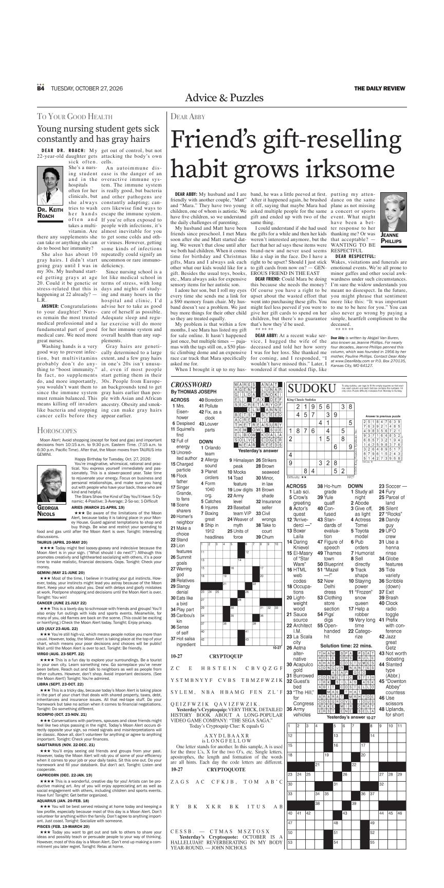 Page B4 | Digital Edition | thedailyreview.com