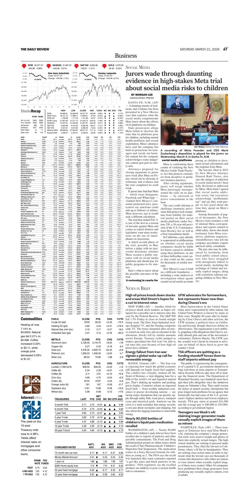Page A7 | Digital Edition | thedailyreview.com