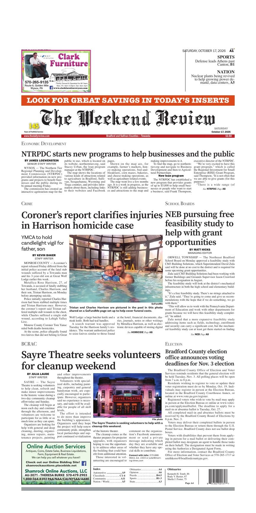 Page A1 | Digital Edition | thedailyreview.com