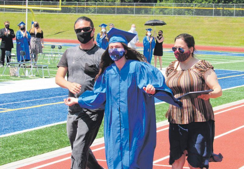 Weather clears for postponed OHS graduation