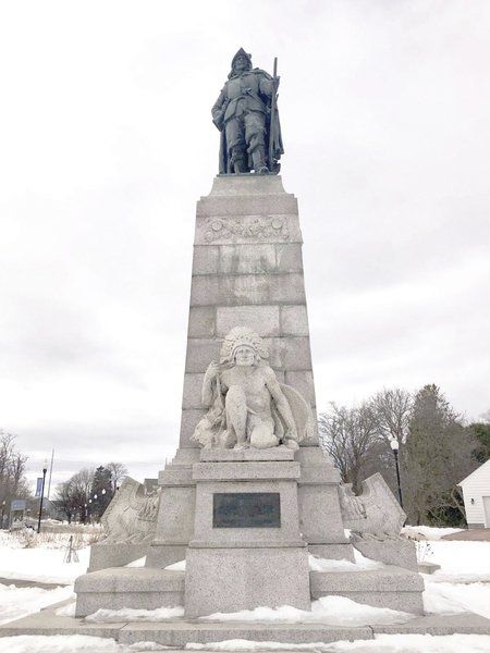 Champlain: Putting an old statue in a new light