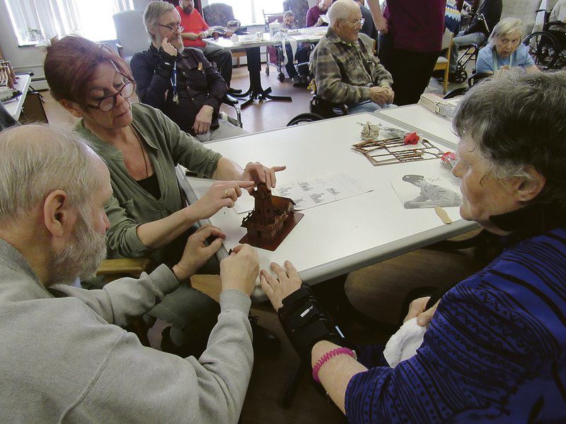 3D puzzles offer brain tease to Chestnut Park residents